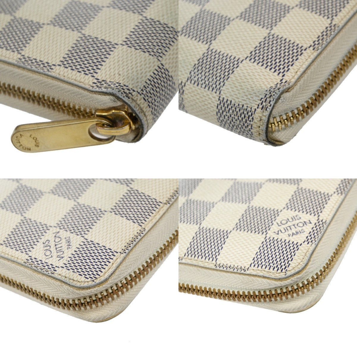 Louis Vuitton Zippy Wallet NM Damier Azur