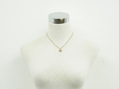 Chanel Rainbow CC Pendant Necklace Metal and Crystals