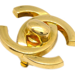 Chanel CC Turnlock Clip-On Earrings Metal