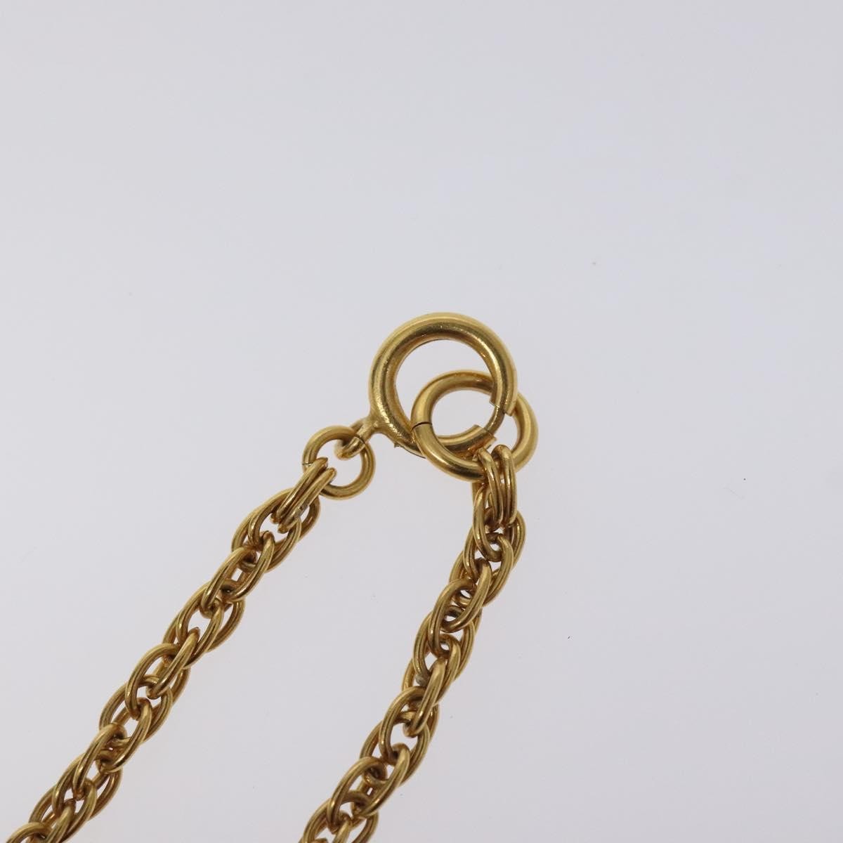 Chanel Flap Bag Pendant Necklace Metal