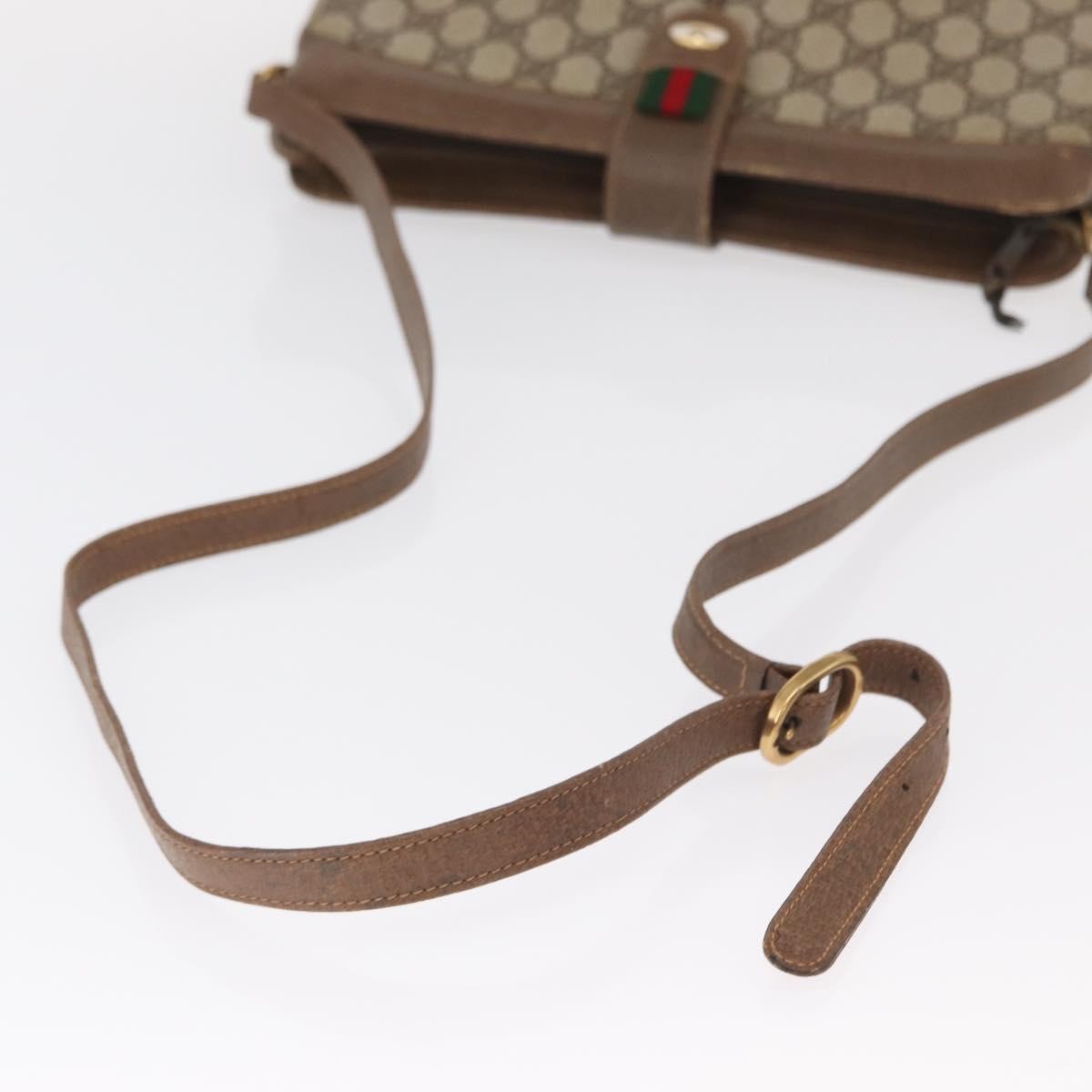 Gucci Vintage Shoulder Bag GG Coated Canvas