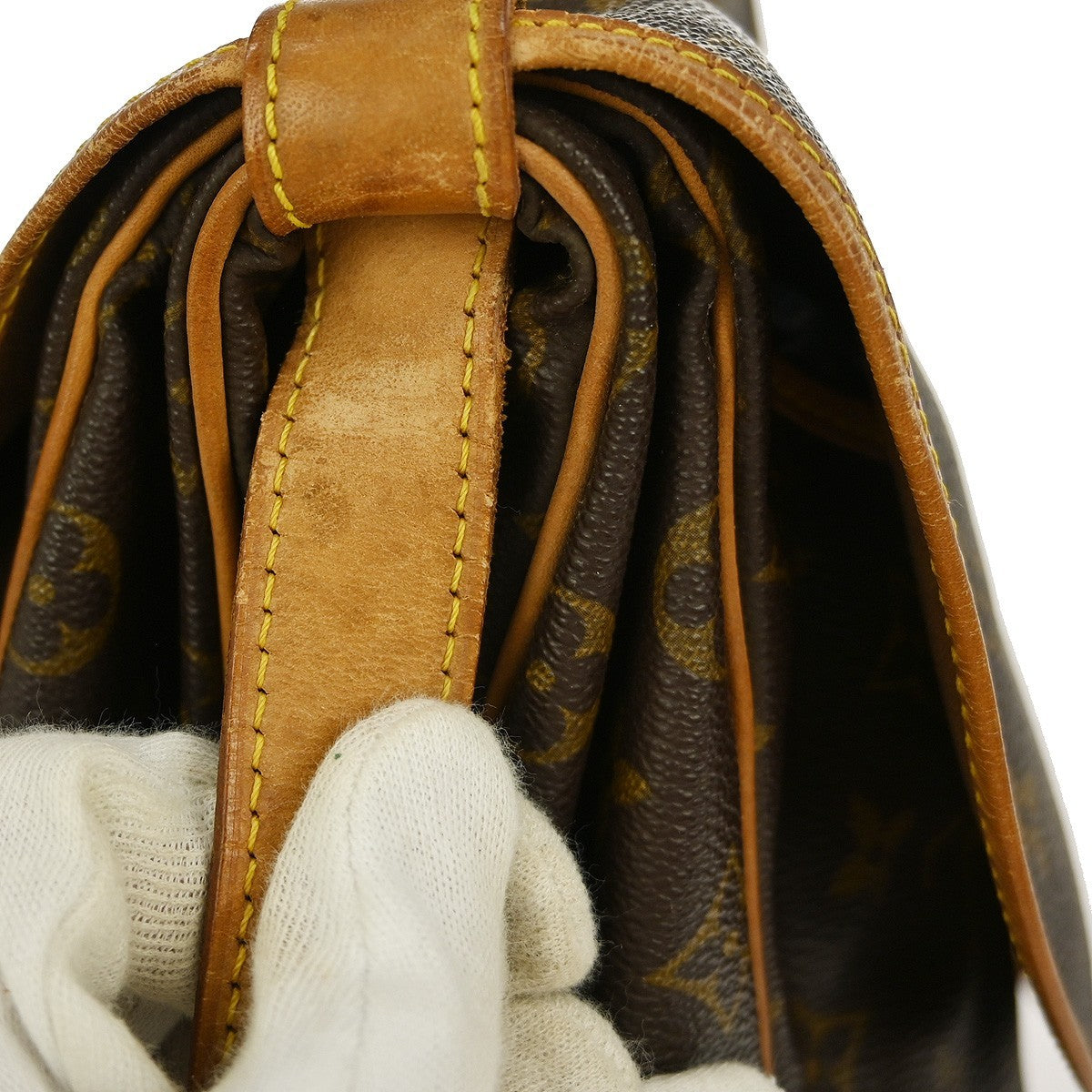 Louis Vuitton Saumur Handbag Monogram Canvas