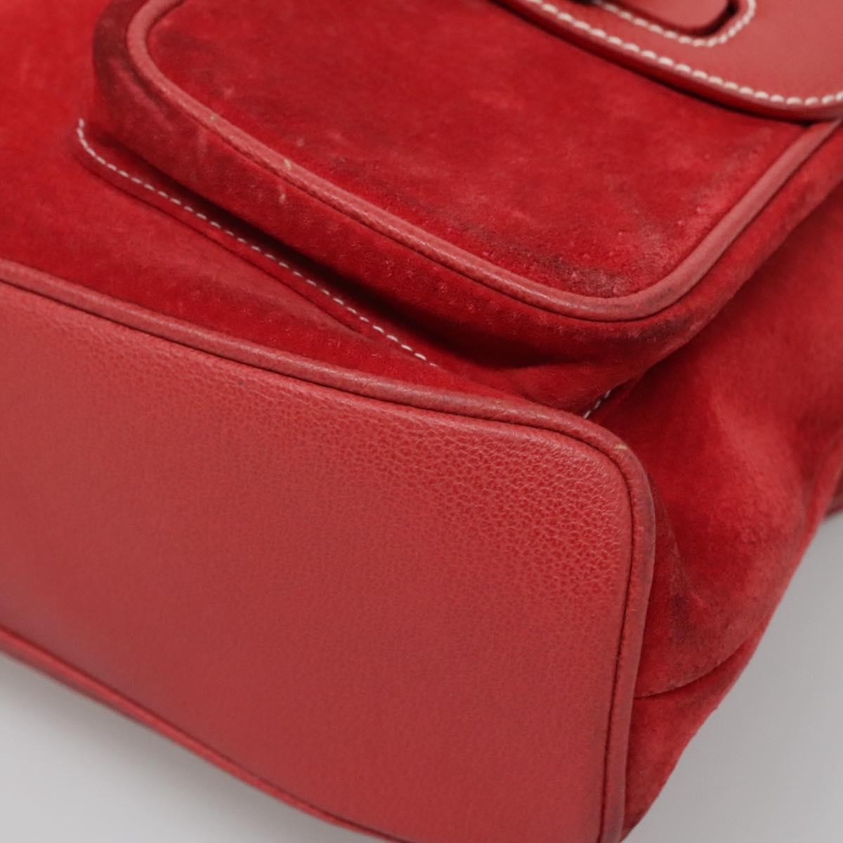 Gucci Bamboo Tassel Backpack Suede