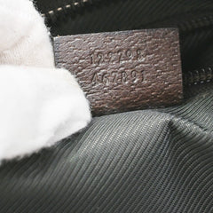 Gucci Zip Top Messenger GG Canvas with Leather