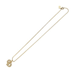 Christian Dior CD Pendant Necklace Gold-plated