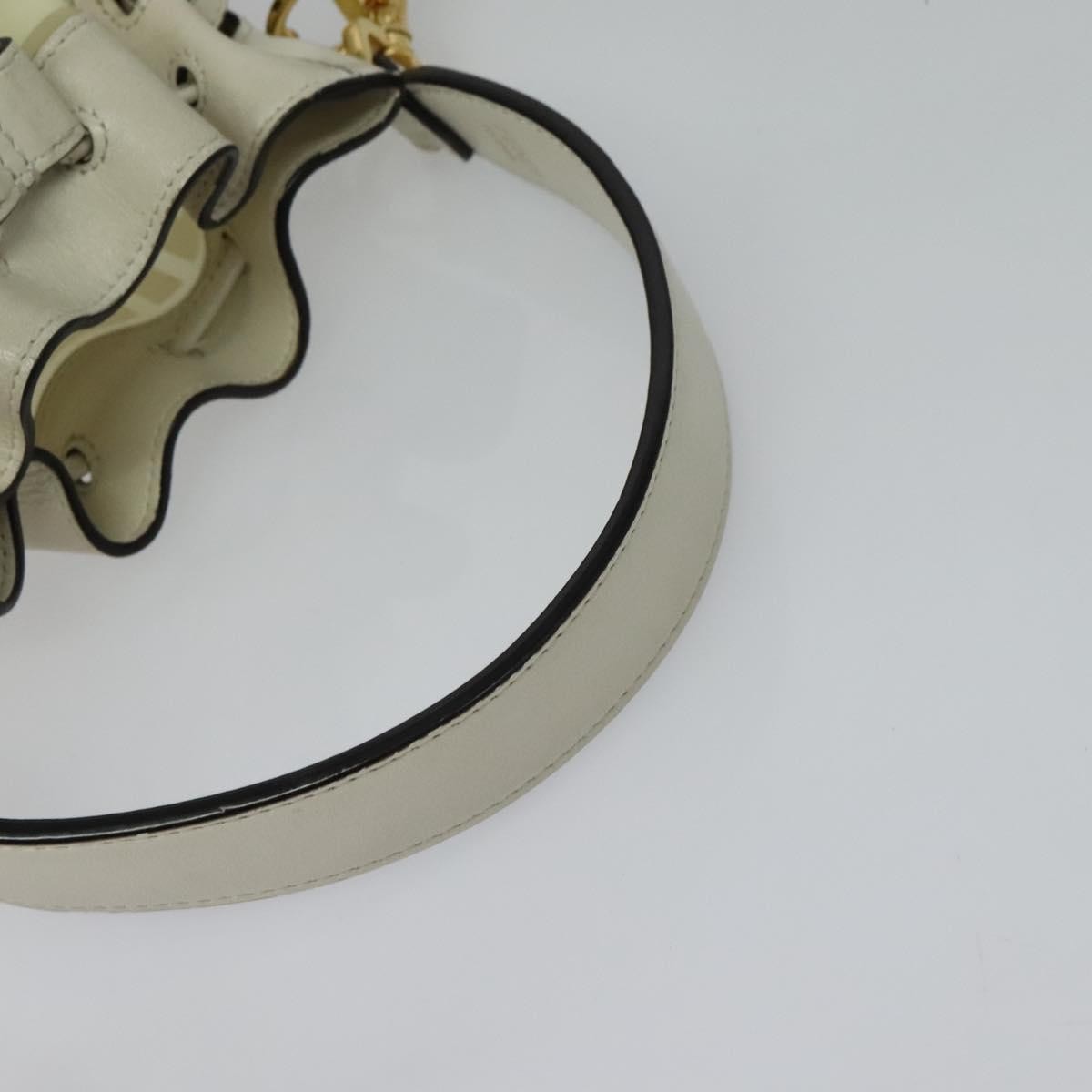 Fendi FF Logo Mon Tresor Bucket Bag Canvas