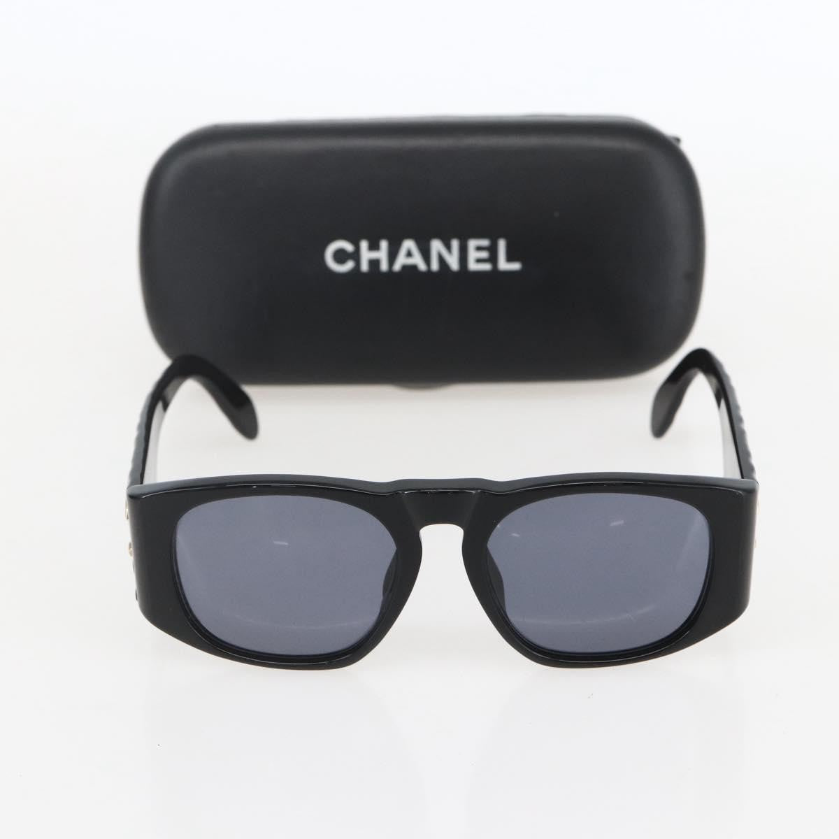 Chanel CC Logo Matelasse Sunglasses Eye Wear Plastic