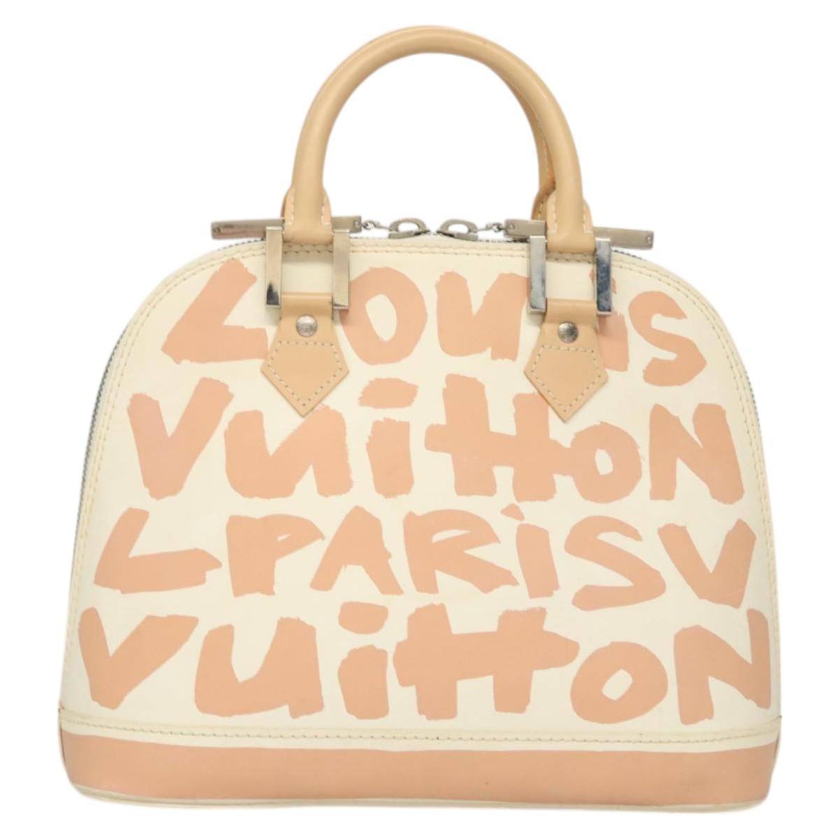 Louis Vuitton Alma Handbag Limited Edition Graffiti Leather