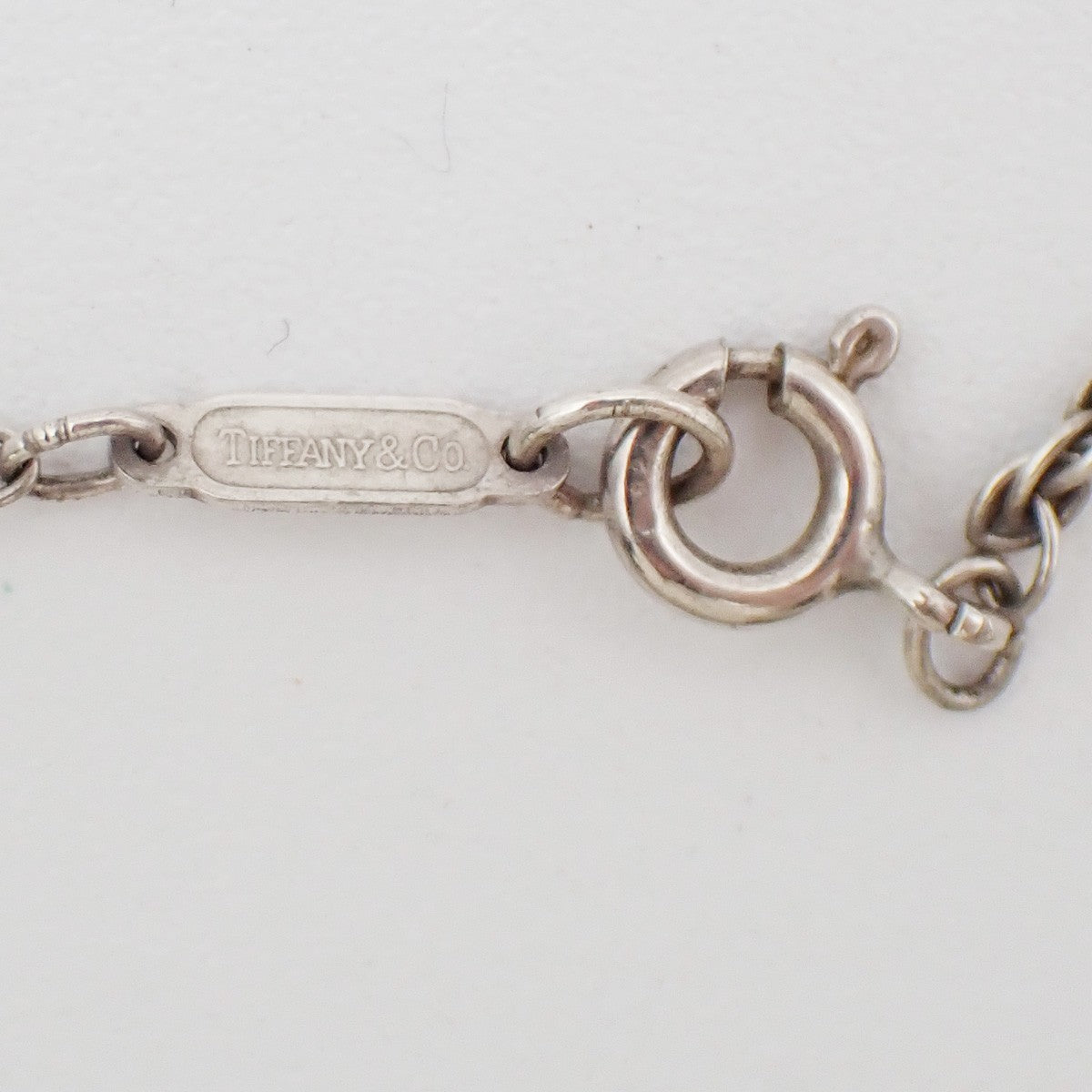 Tiffany & Co. Elsa Peretti Open Heart Pendant Necklace Sterling Silver