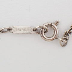 Tiffany & Co. Elsa Peretti Open Heart Pendant Necklace Sterling Silver