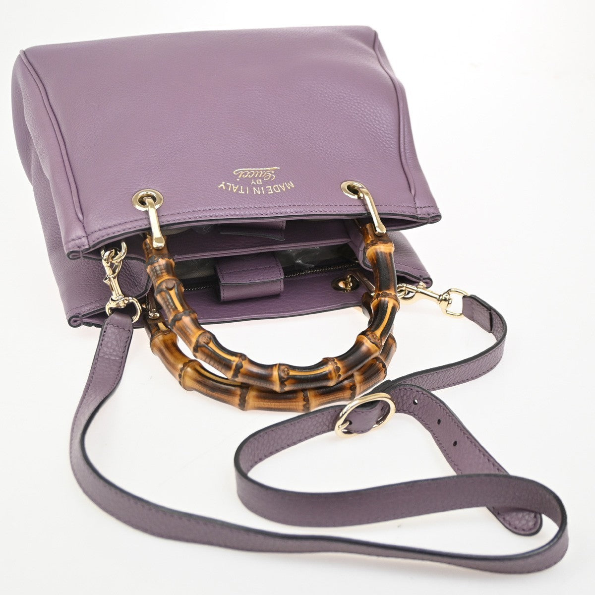 Gucci Bamboo Shopper Tote Leather