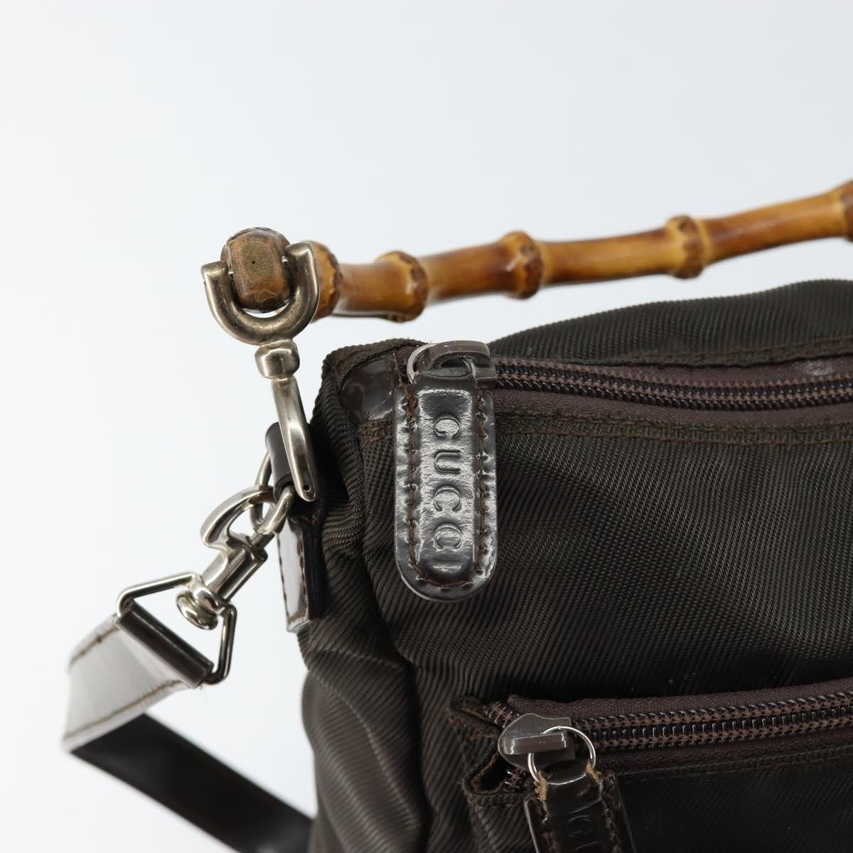 Gucci Vintage Bamboo Handle Bag Nylon