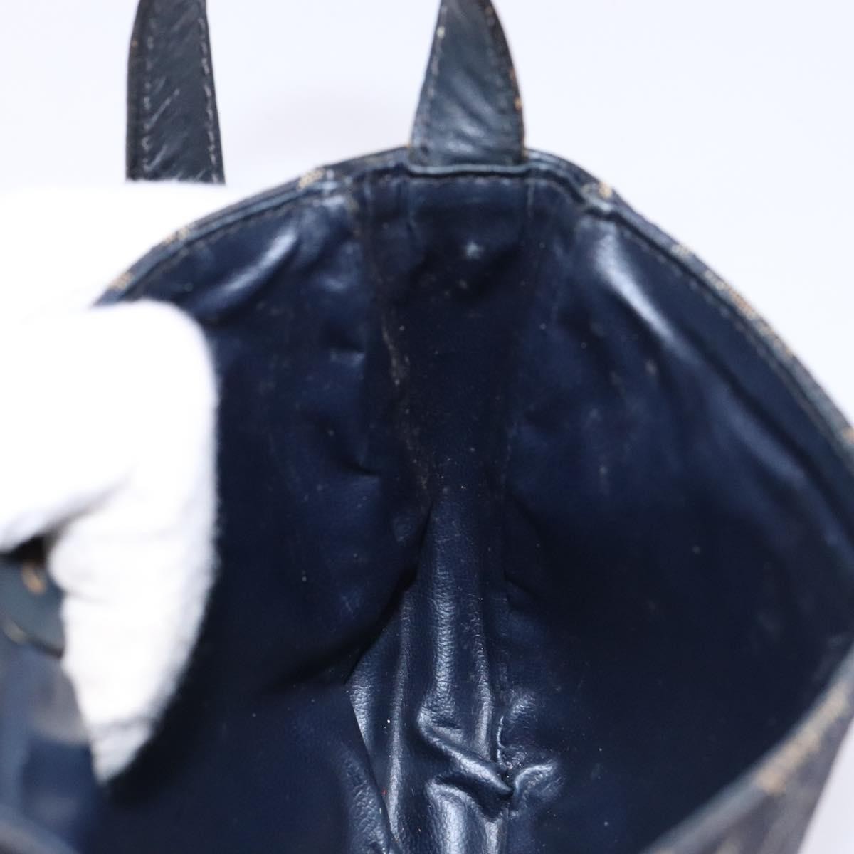 Celine C Sulky Shoulder bag Canvas and Leather