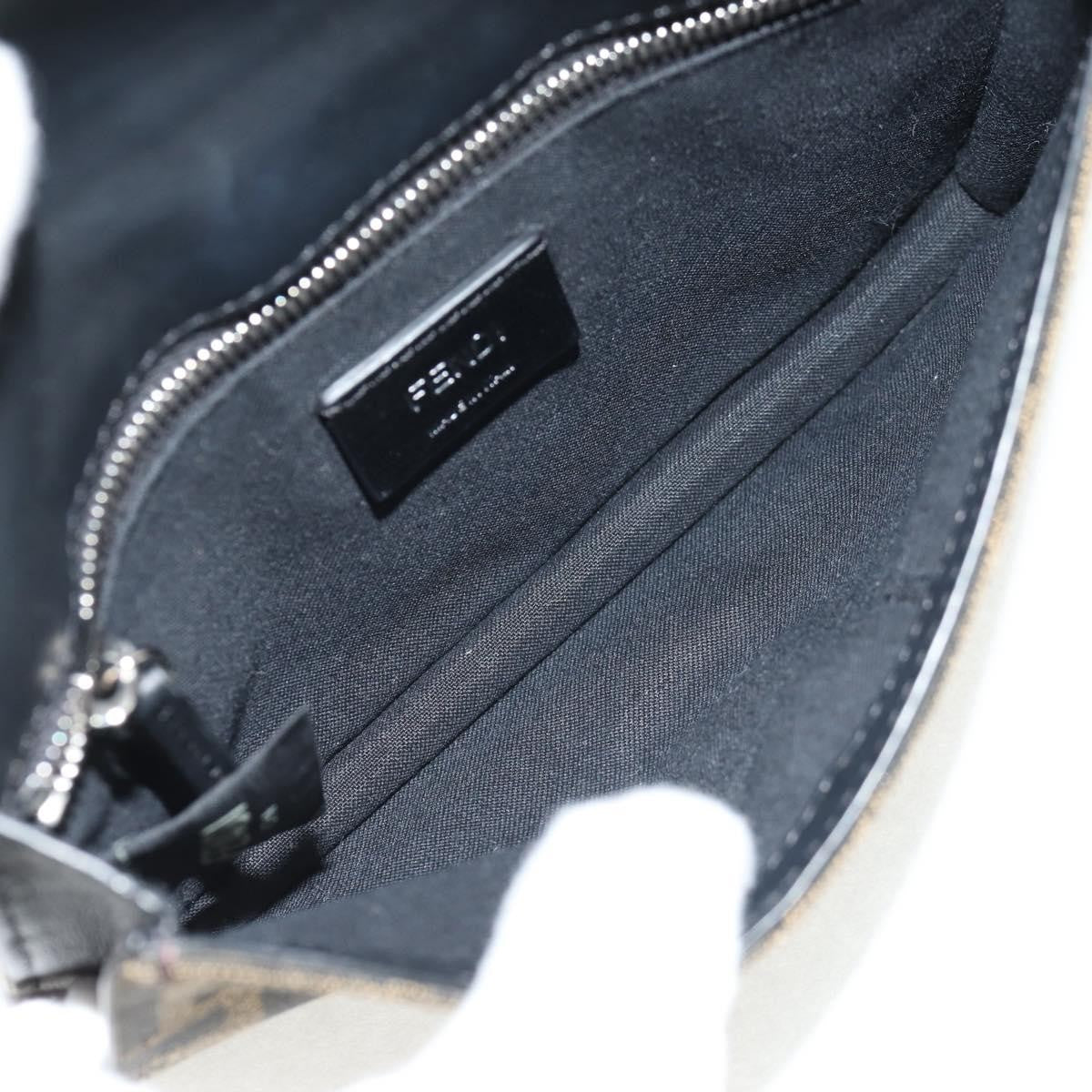 Fendi Baguette Convertible Belt Bag Zucca canvas