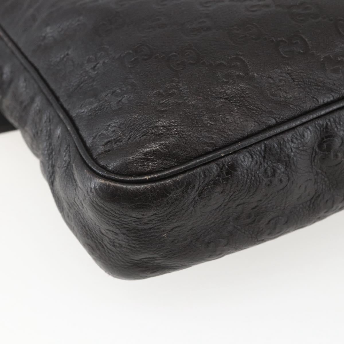 Gucci Front Zip Messenger Guccissima Leather