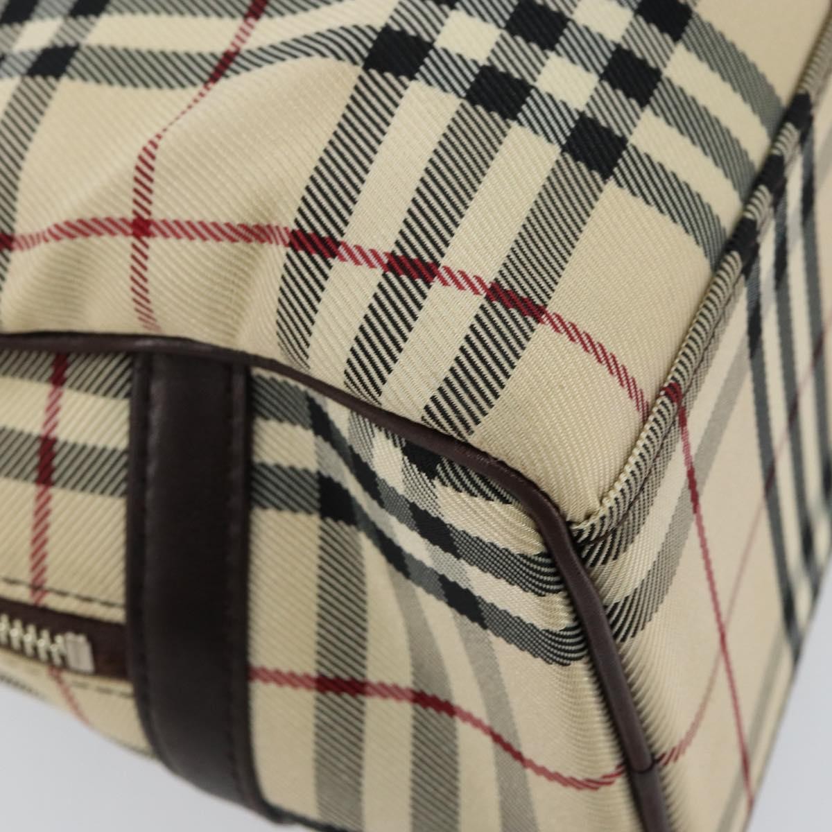 Burberry Nova Check Tote Canvas and Leather
