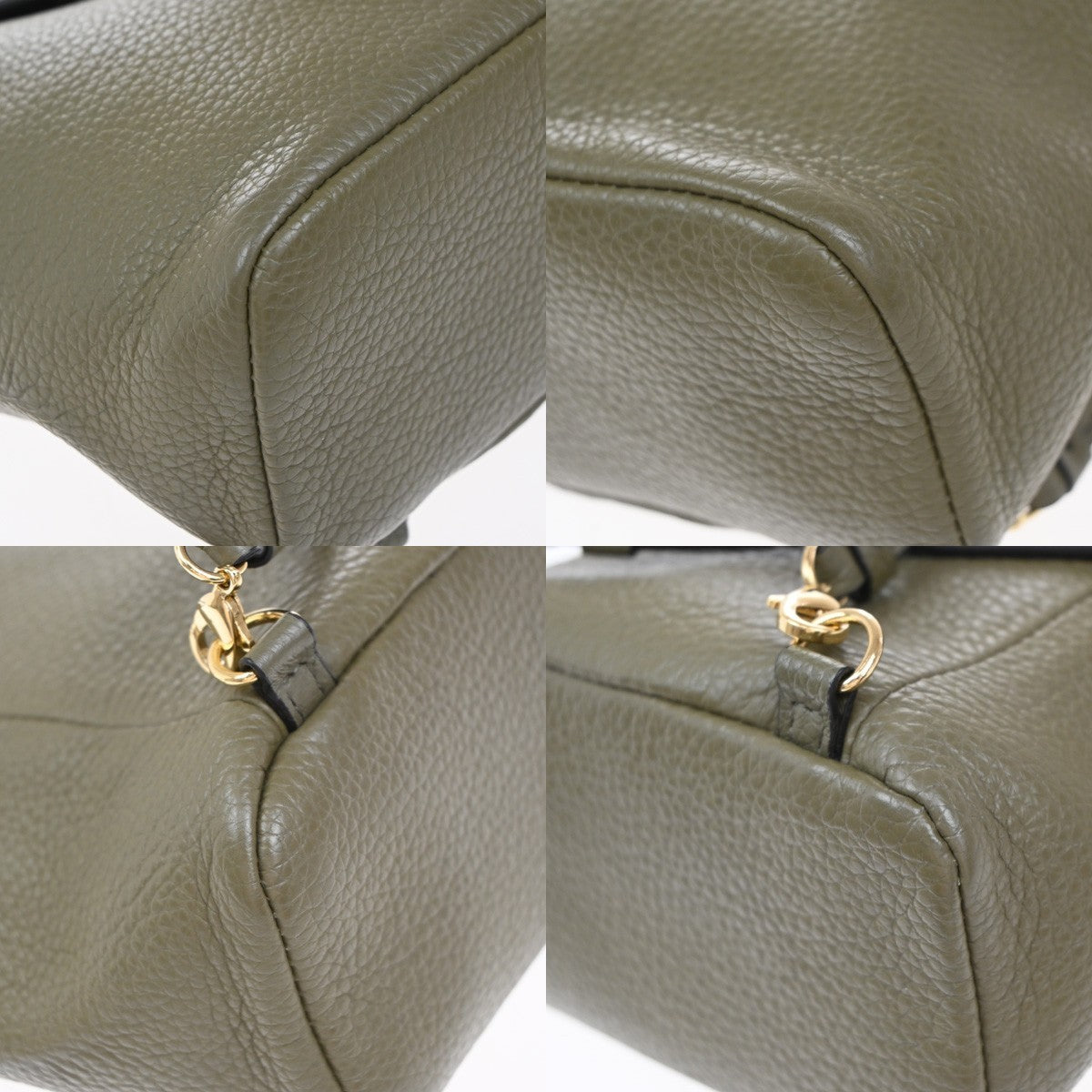 Salvatore Ferragamo Gancini Backpack Leather