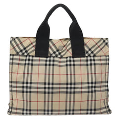 Burberry Nova Check Tote Nylon