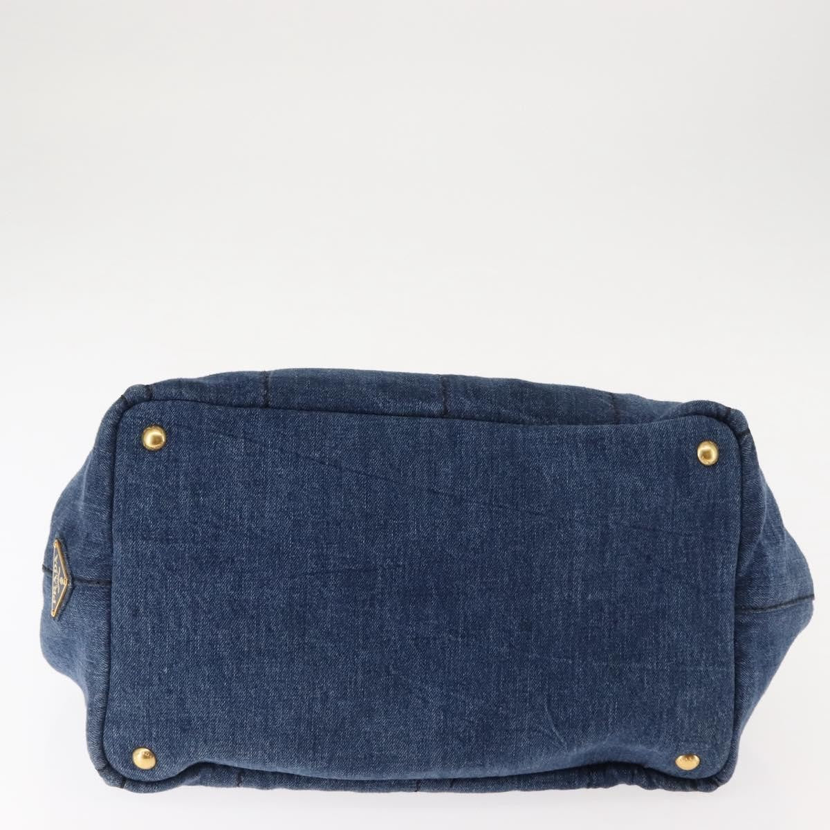 Prada Canapa Convertible Tote Denim