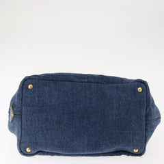 Prada Canapa Convertible Tote Denim
