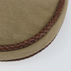 Gucci Vintage Bamboo Hobo Canvas