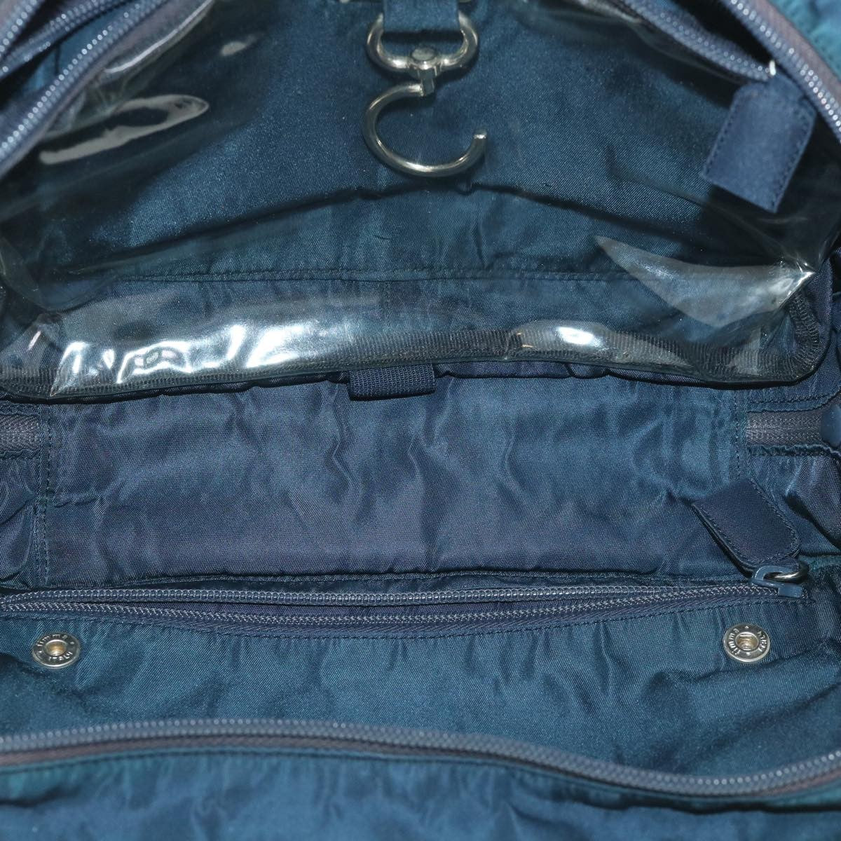 Prada Double Zip Wristlet Pouch Tessuto