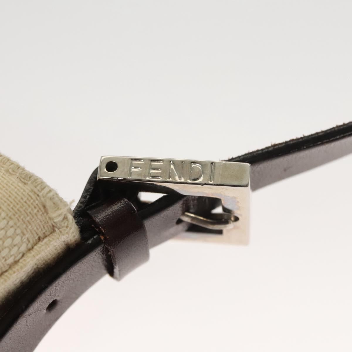 Fendi Mamma Baguette Shoulder Bag Canvas