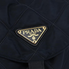 Prada Buckle Backpack Quilted Tessuto