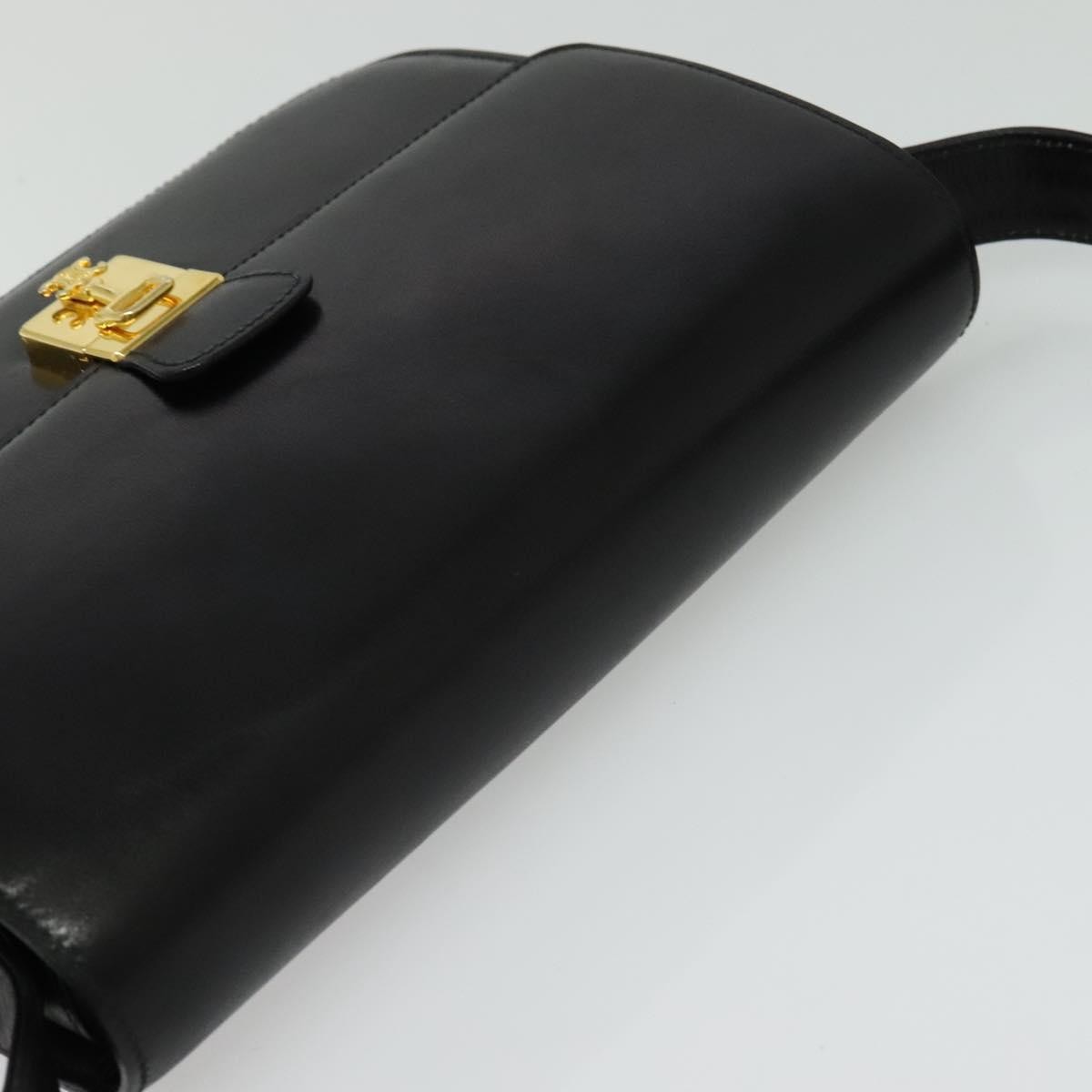 Celine Vintage Flap Shoulder Bag Leather