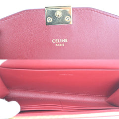 Celine C Wallet on Chain Leather