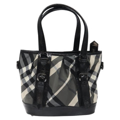 Burberry Lowry Convertible Tote Beat Check Nylon