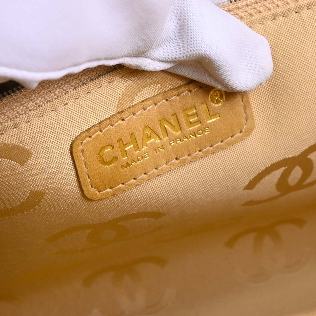 Chanel Vintage Chocolate Bar Open Tote Quilted Caviar