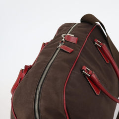 Prada Bowler Bag Canvas with Leather