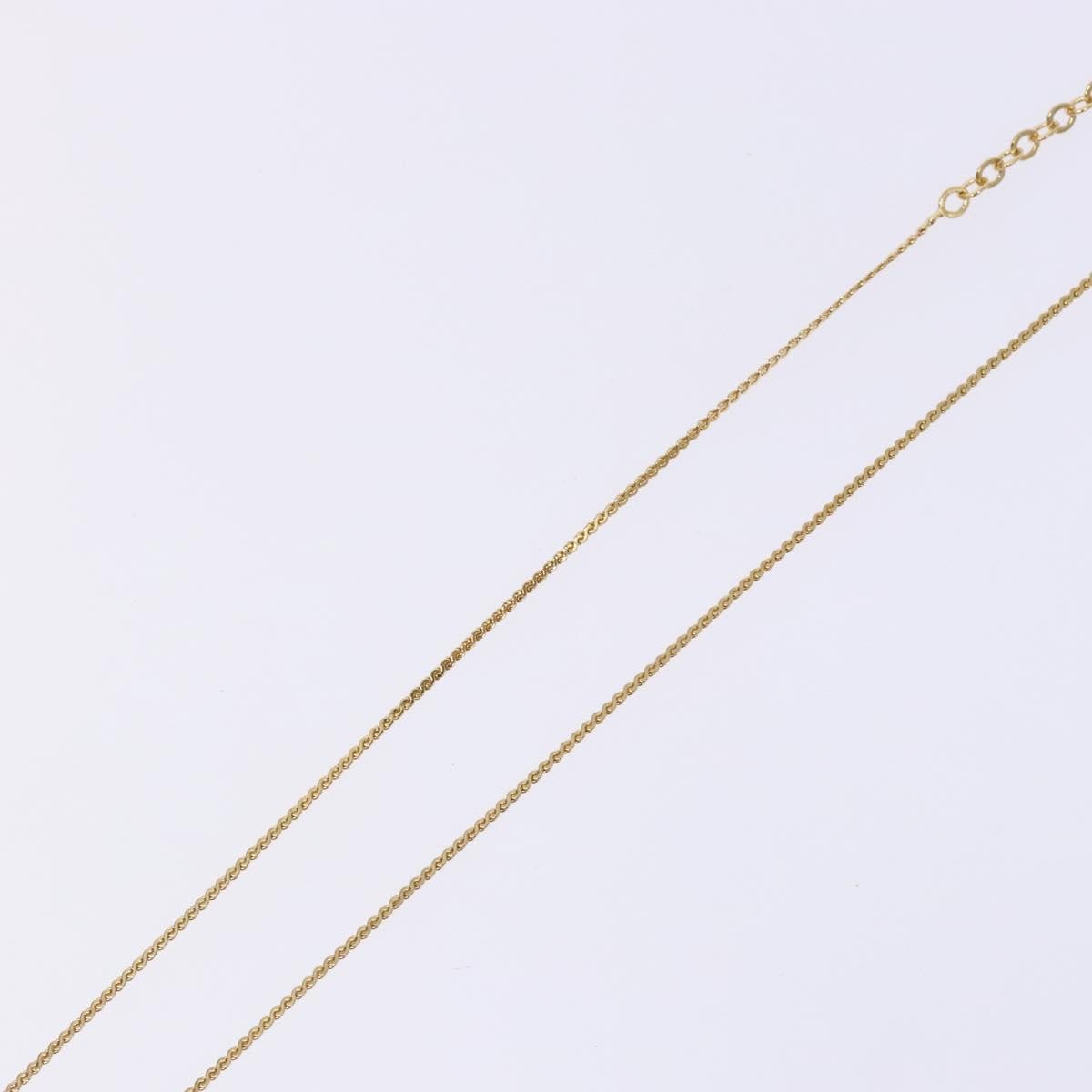 Christian Dior CD Round Pendant Necklace Metal