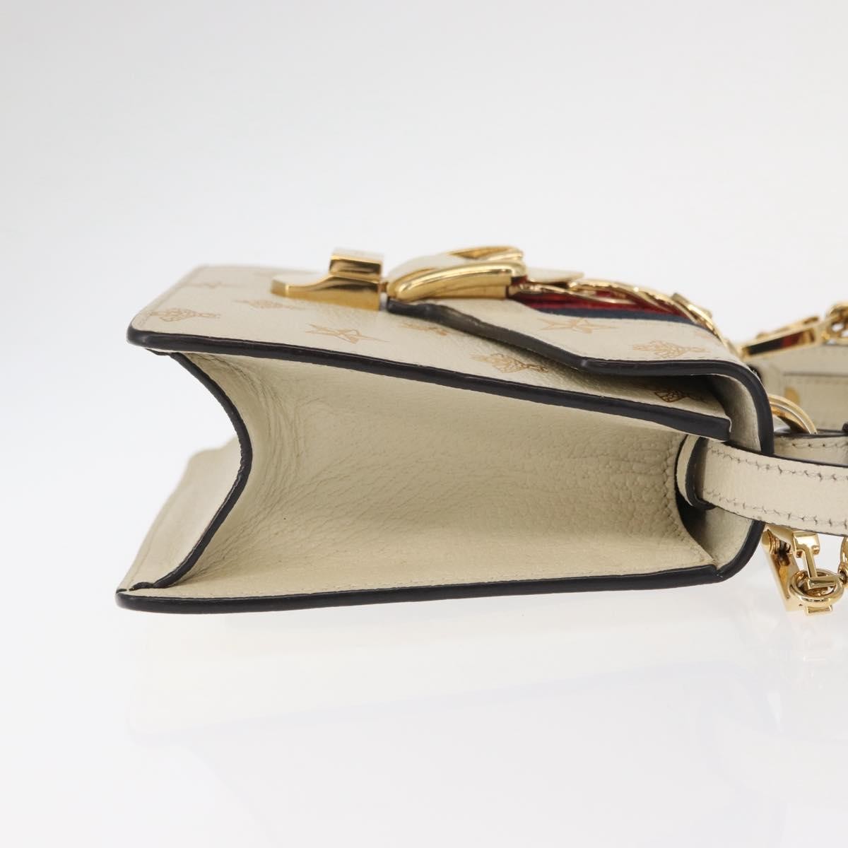 Gucci Sylvie Top Handle Bag Printed Leather