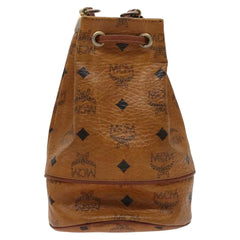 MCM Drawstring Shoulder Bag Leather