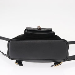 Gucci Vintage Bamboo Backpack Suede