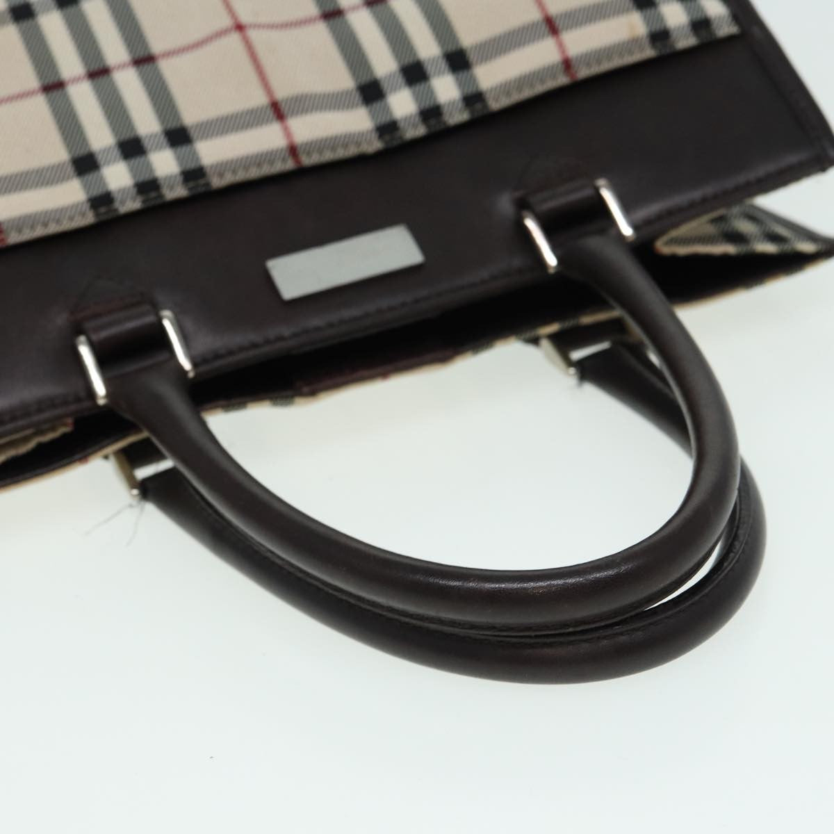 Burberry Nova Check Tote canvas check pattern