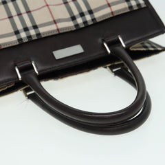Burberry Nova Check Tote canvas check pattern