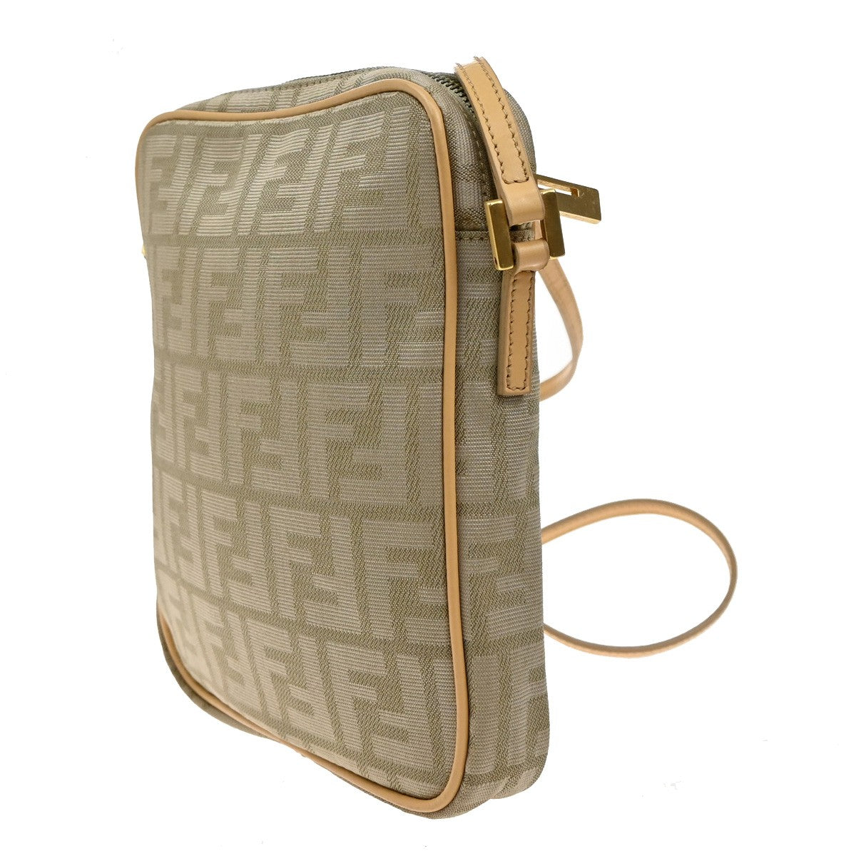 Fendi Logo Zucca Shoulder Bag Zucca