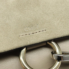 Chloe Faye Shoulder Bag Leather and Suede