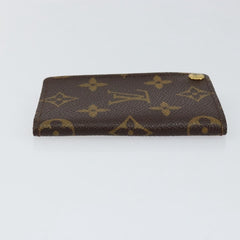 Louis Vuitton Porte Cartes Pression Card Case Monogram Canvas