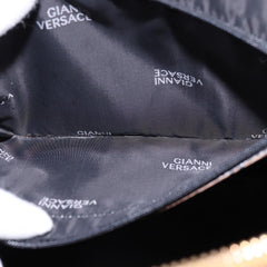 Versace Vintage Sun Zip Satchel Embossed Leather