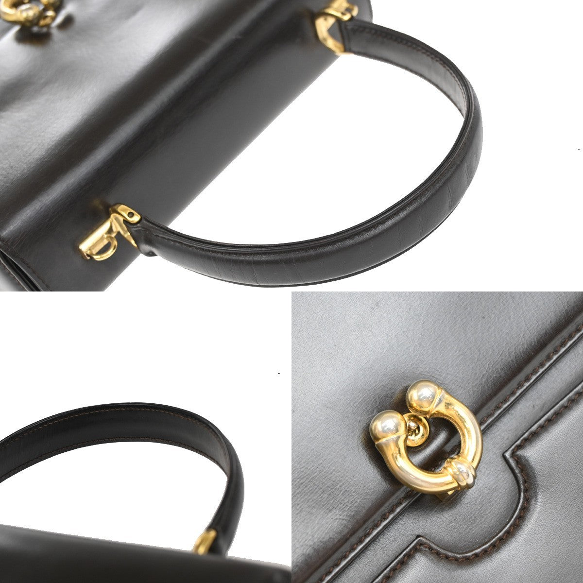 Gucci Vintage Handbag Leather