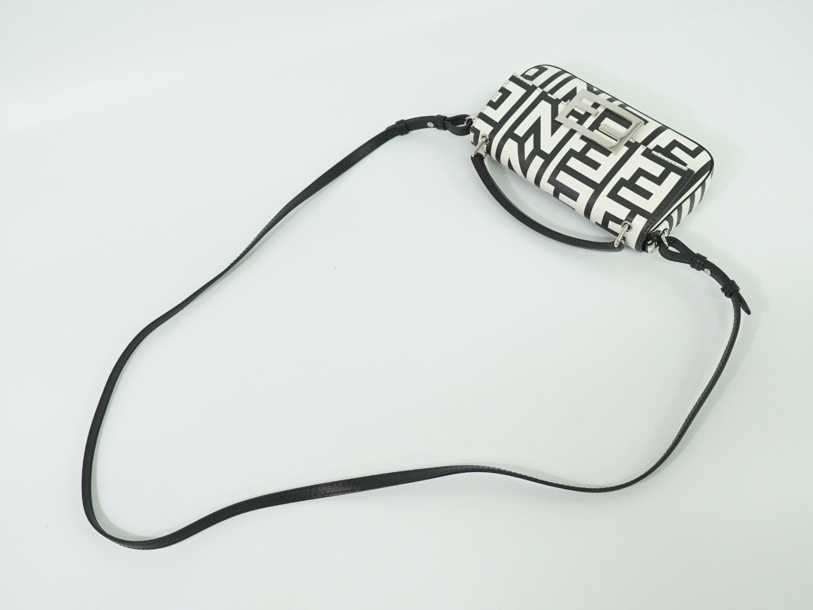 Fendi x Marc Jacobs Baguette NM Bag Printed Leather