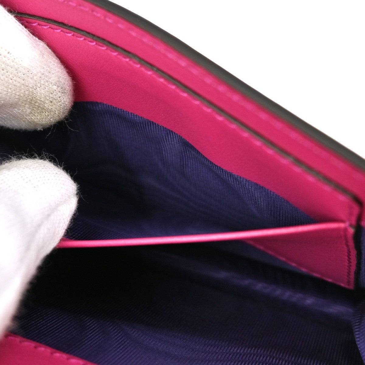 Gucci Petite GG Marmont Chain Wallet GG Matelasse Leather