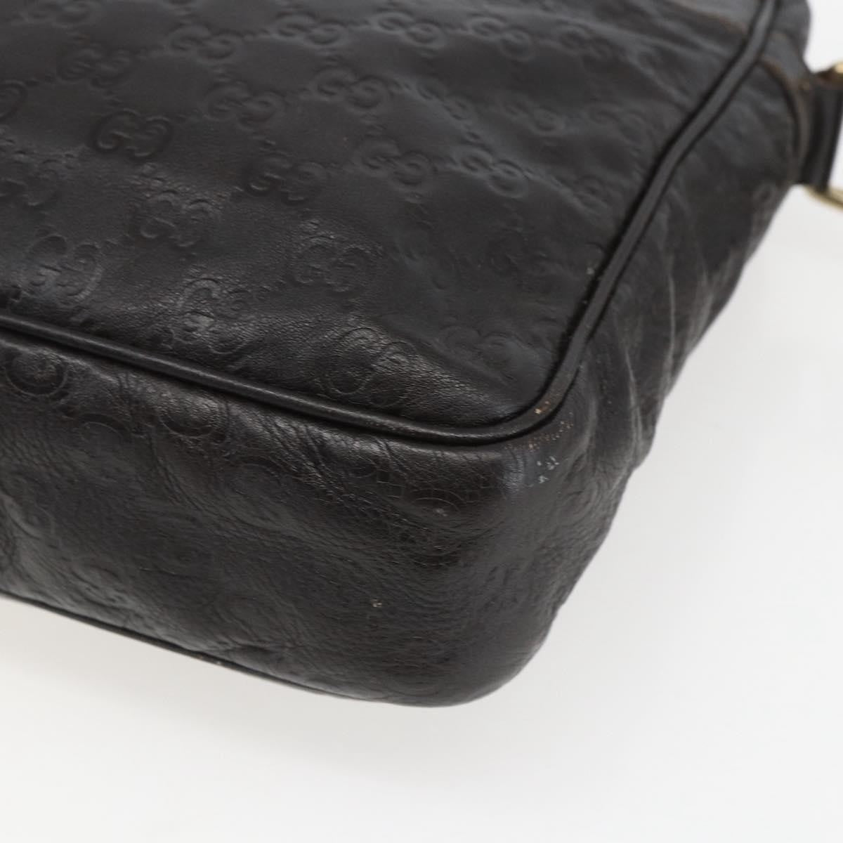 Gucci Front Zip Messenger Guccissima Leather