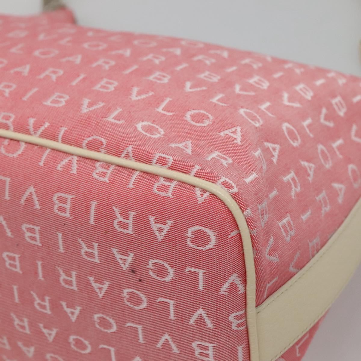 Bvlgari B.Zero1 Logomania Bag Canvas with Leather