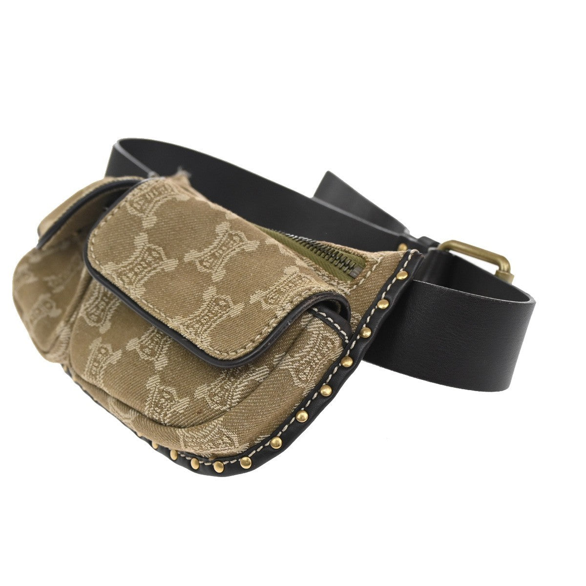 Celine Bum Bag Canvas with Leather