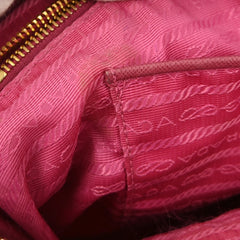 Prada Convertible Flap Tote Tessuto and Saffiano Leather